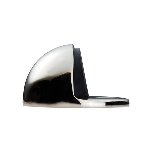 Polished Nickel Oval Floor Mounted Door Stop