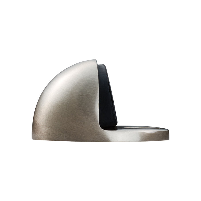 Satin Nickel Oval Floor Mounted Door Stop