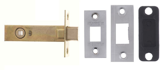 2.5, 3 And 4 Inch - Satin Chrome Bathroom Deadbolt