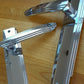 ADR012CP Carlisle Brass Art Deco Polished Chrome Door Handles