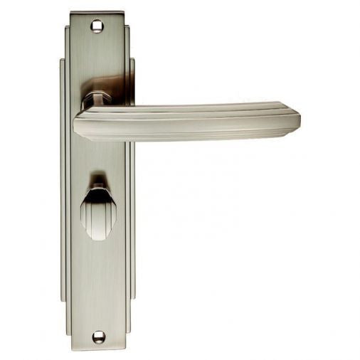 Carlisle Brass - Art Deco Door Handles - Satin Nickel