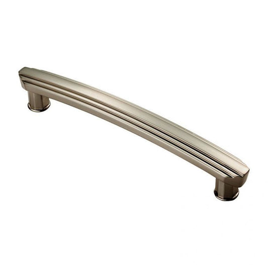 Fingertip Art Deco 160mm Pull Handle Satin Nickel- ADR502CSN