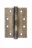 4 Inch Antique Brass Ball Bearing Grade 13 Hinges - AH1433AB