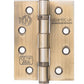 4 Inch Matt Antique Brass Ball Bearing Grade 13 Hinges - AH1433MAB