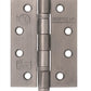 Matt Gun Metal 4" x 3" x 3mm Ball Bearing Hinges, grade 13 fire rated