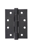 MATT BLACK 4 INCH GRADE 13 FIRE RATED BALL BEARING HINGES - AH1433MB ATLANTIC UK HARDWARE