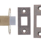 2.5 Inch AL25DS Distressed Silver Pewter Mortice Latch - 45mm backset