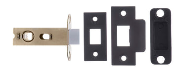2.5 Inch AL25MB Matt Black Mortice Latch