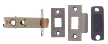 3 Inch AL3DS Distressed Silver Pewter Heavy Sprung Mortice Latch