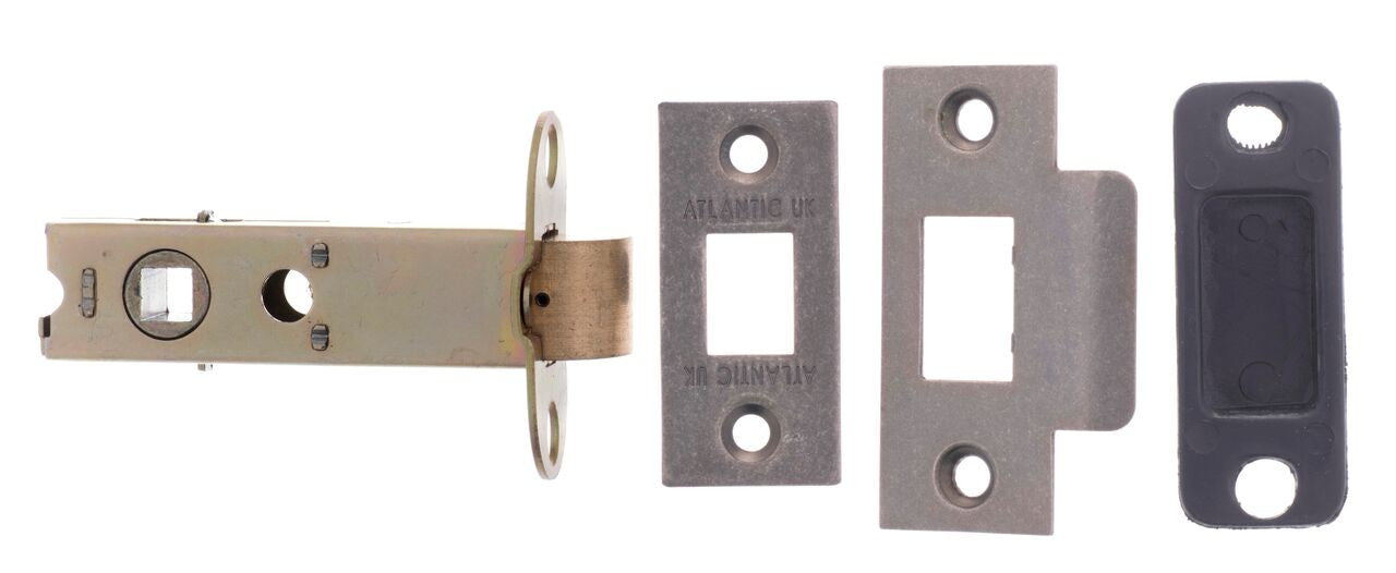 3 Inch Pewter Distressed silver AL3DS Mortice Door Latch