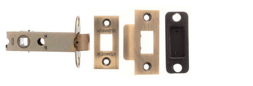 3 Inch AL3MAB Matt Antique Brass/Bronze Heavy Sprung Mortice Latch