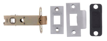 3 Inch AL3SC Satin Chrome Heavy Sprung Mortice Latch