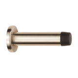 Satin Nickel Wall Mounted Door Stop On Rose - Concealed Fix Carlisle Brass AZ21SN