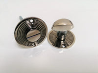 Thumbnail for Aged Nickel Reeded Beehive Design Bathroom Turn & Release