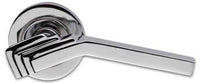 Thumbnail for Polished Chrome More4Doors Art Deco Door Handles - Round Rose