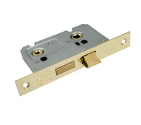 Carlisle Brass/Eurospec Bathroom Lock (64mm OR 76mm) - Satin Brass