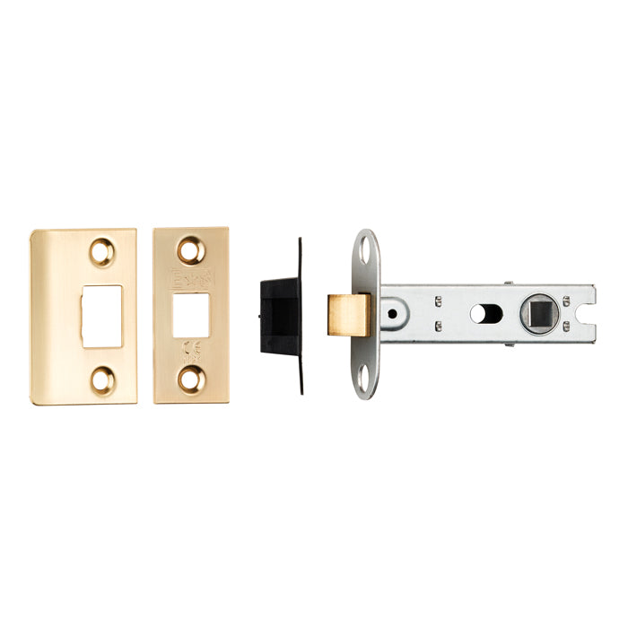 Carlisle Brass/Eurospec Satin Brass Mortice Latch - 65mm OR 76mm