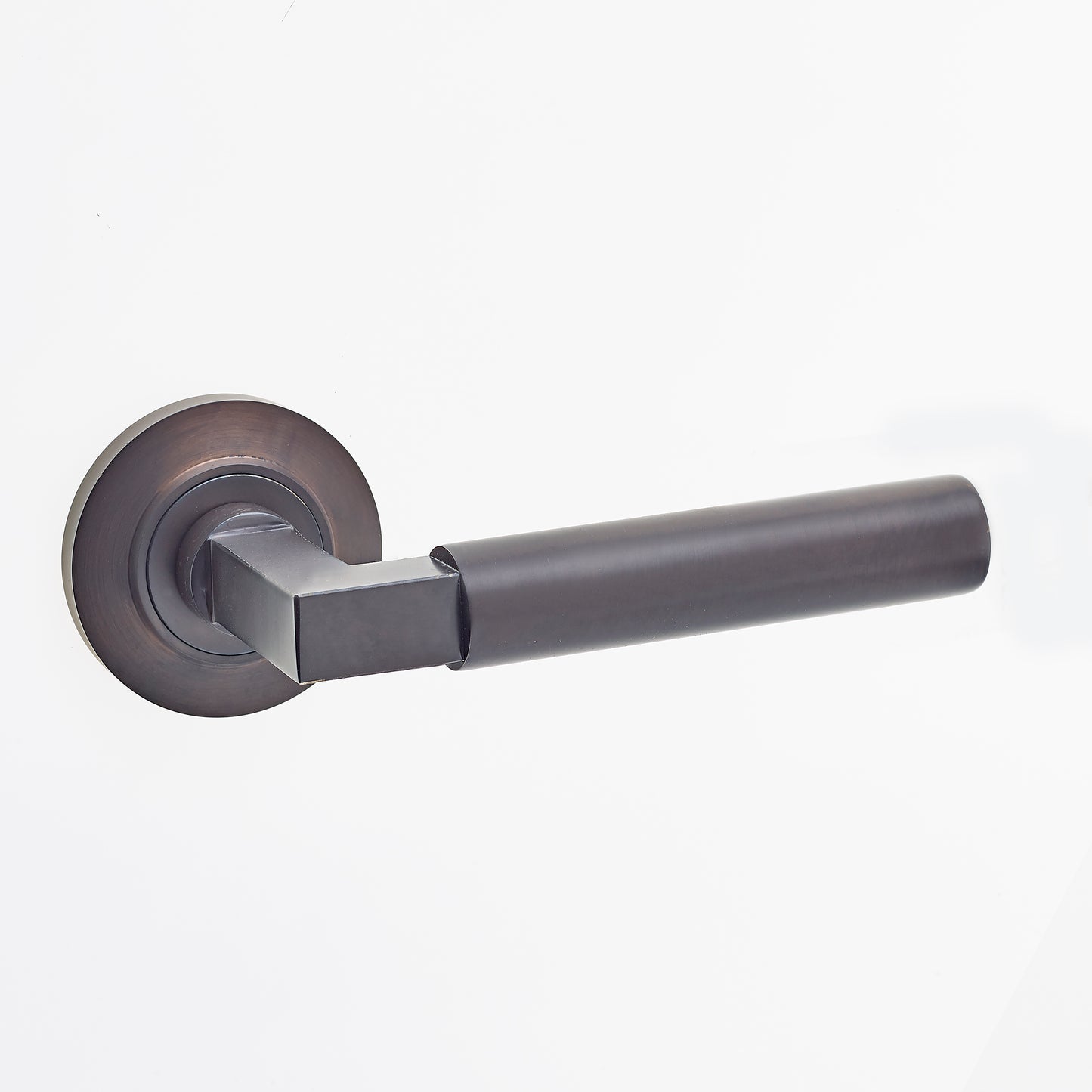 Westminster Lever Door Handles - Burlington Range - Dark Brass/Bronze - CHAMFERED ROSE OPTION