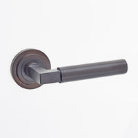 Thumbnail for Westminster Lever Door Handles - Burlington Range - Dark Brass/Bronze -STEPPED ROSE OPTION