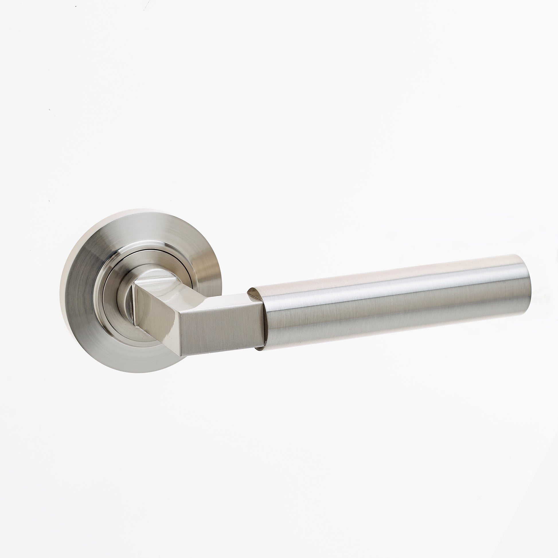 FRELAN BURLINGTON RANGE WESTMINSTER DOOR HANDLES - CHAMFRED ROSE