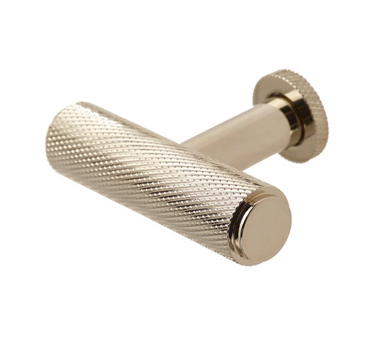 Frelan Burlington Piccadilly Knurled T-Bar Cupboard Knob - Various Finishes