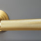 PLAIN ROSE - Piccadilly Knurled Lever Door Handles - Burlington Range - Satin Brass - BUR40/50SB 