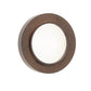 Burlington Range Standard Escutcheon With Plain Outer Rose Cover - Dark Bronze - BUR71DB