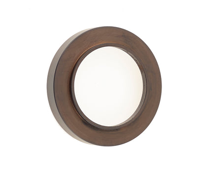 Burlington Range Standard Escutcheon With Plain Outer Rose Cover - Dark Bronze - BUR71DB