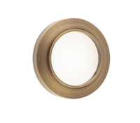 Thumbnail for Burlington Range Standard Escutcheon With Chamfered Outer Rose Cover - Antique Brass - BUR72AB