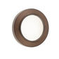 Burlington Range Standard Escutcheon With Chamfered Outer Rose Cover - Dark Bronze - BUR72DB