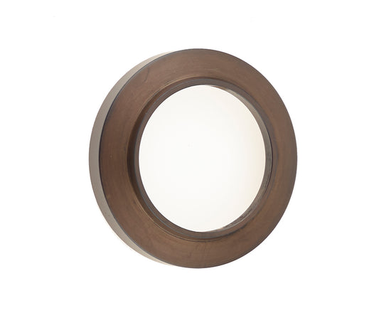 Burlington Range Standard Escutcheon With Chamfered Outer Rose Cover - Dark Bronze - BUR72DB