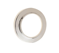 Thumbnail for Burlington Range Standard Escutcheon With Chamfered Outer Rose Cover - Polished Nickel - BUR72PN