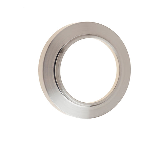 Burlington Range Standard Escutcheon With Chamfered Outer Rose Cover - Satin Nickel - BUR72SN