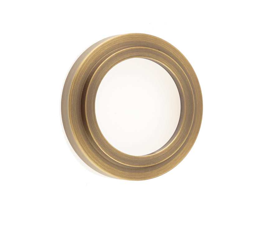 Burlington Range Standard Escutcheon With Stepped Outer Rose Cover - Antique Brass - BUR73AB