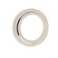 Burlington Range Standard Escutcheon With Stepped Outer Rose Cover - Polished Nickel - BUR73PN