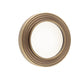 Burlington Range Standard Escutcheon With Reeded Outer Rose Cover - Antique Brass - BUR74AB