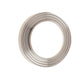Burlington Range Standard Escutcheon With Reeded Outer Rose Cover - Satin Nickel - BUR74SN