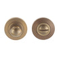 BURLINGTON ANTIQUE BRASS BATHROOM TURN BUR80/51AB PLAIN ROSE 
