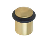 Burlington Range - Floor Mounted Chamfered Buffered Door Stop - Satin Brass - BUR961SB