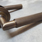 Piccadilly Knurled Antique Brass Door Handles - Frelan Hardware Burlington Range - Antique Brass/Bronze - BUR40/51AB CHAMFERED ROSE