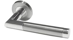 Stainless Steel 'Duo' Door Handles Dual Finish - CH999
