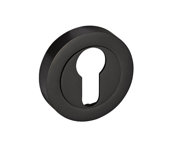 Matt Black EURO PROFILE Escutcheon