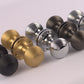 Beehive Reeded Mortice Door Knobs In Satin Brass
