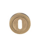 Carlisle Brass Antique Brass Standard Keyhole Escutcheon - EUL002AB