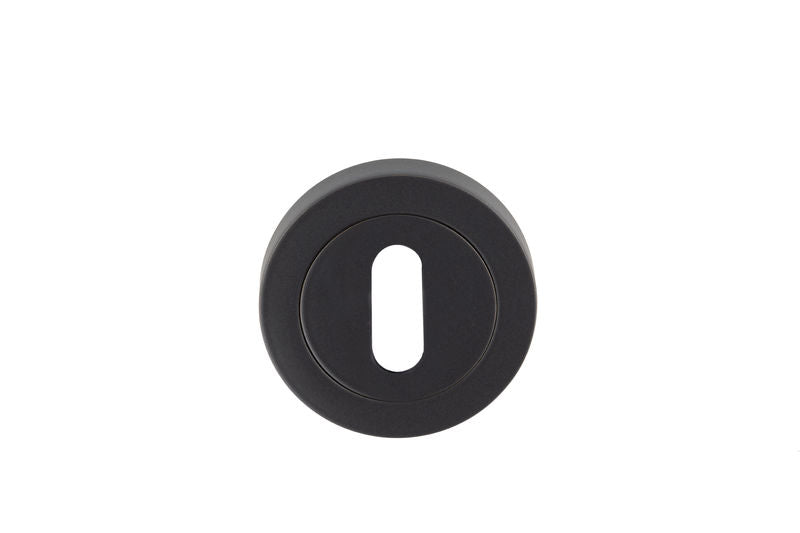 Carlisle Brass Matt Black Standard Keyhole Escutcheon - EUL002MB