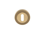 Carlisle Brass Satin Brass Standard Keyhole Escutcheon - EUL002SB