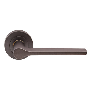 Carlisle Brass Velino Door Handles On Rose, Matt Bronze - EUL020MBRZ
