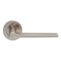 Thumbnail for Carlisle Brass Velino Door Handles On Rose, Satin Nickel - EUL020SN