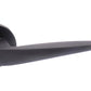 Atlantic UK Forme FMR272MB 'Foglia' Matt Black Door Handles on Round Rose