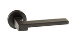 Atlantic UK Forme FMR430MB 'Ginevra' Matt Black Door Handles on Round Rose
